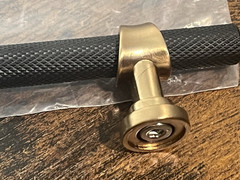 10 Pack Brass Textured Black Cabinet Pulls Cabinet Handles 8.5” Length Modern