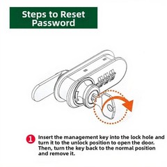 3 Digit Zinc Alloy Combination Lock for Drawers Cabinets Toolboxes RV Boats