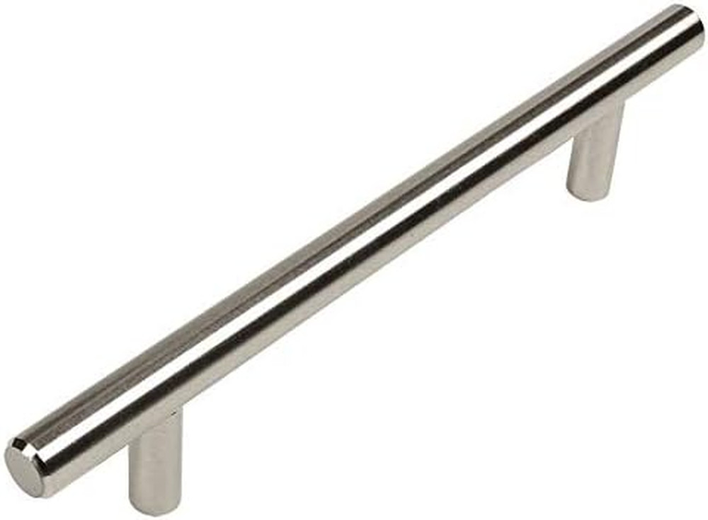 25 Pack Satin Nickel Euro Style Cabinet Bar Pulls – 4″ Centers