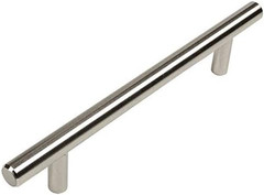 25 Pack Satin Nickel Euro Style Cabinet Bar Pulls – 4″ Centers