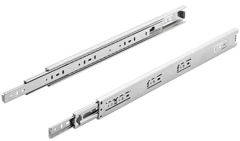 Hafele 432.21.971 12″ Ball Bearing Drawer Slides, Full Ext, Hold-In 5 Sets New