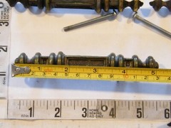 National Lock lot of 10 vintage 1970s metal drawer PULLS HANDLES 5 1/8″ long