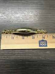 Hickory Belwith Brass Ornate Cabinet Drawer Pull Handle Knob P340-UB (111)