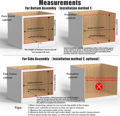 32″ Pull Out Soft Close Wood Drawer Organizer for Kitchen Cabinets