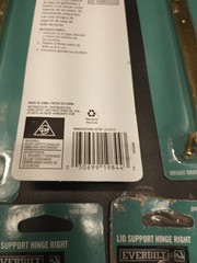 Lot of 13 Lid Support Hinges Right Side EVERBILT 1000 020 966