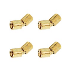 4Pcs 12mm Copper Hidden Barrel Hinge Invisible Hinges For Concealed Worktop DIY