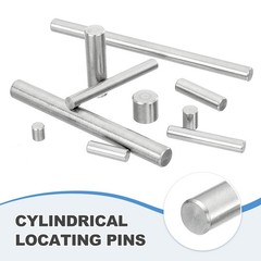 14PCS 6mm x 100mm Dowel Pin 304 Stainless Steel Shelf Support Pegs Nickel Plated