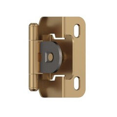 PAIR AMEROCK 1/2″ Single Demountable Cabinet Hinge Champagne Bronze BPR8719CZ