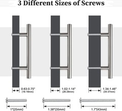 30 Pack 3 Inch 76mm Hole Center Cabinet Pulls, Brushed Nickel Kitchen Cabinet…