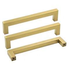 Goldenwarm Brushed Brass Drawer Pulls (5 inch) 30-Pack Kitchen Cabinet Handle