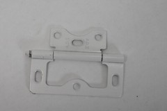 Non Mortise Bi-fold Door Hinge For Kitchen Bathroom Cabinet White 3″ 25 Pack