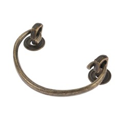 Retro Jewelry Box Door Handle Ring Cabinet Drawer Pull Knob Zinc Alloy Hardware