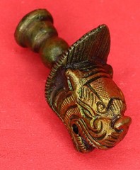 Lion Shape Antique Style Handmade Brass Drawer Window Wardrobe Door Pull Knob