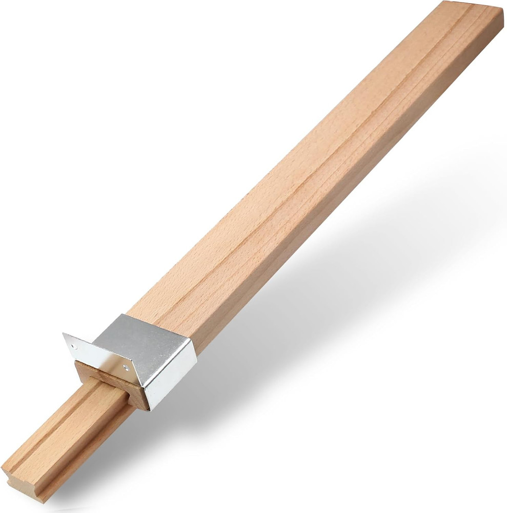 1 Pack Wooden Drawer Slides Bottom Mount – 16 Inch Classic Center Guide