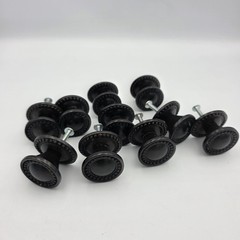 10~Venetian Bronze Oil Rubbed Brown 1.25″ Round Cabinet Drawer Knobs w/Spindles