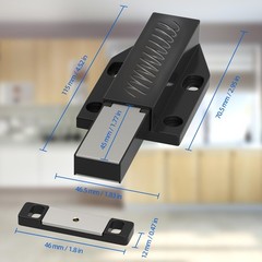 Magnetic Push Door Latch 4 Pack Heavy Duty Push Magnets Cabinet Catches Touch…