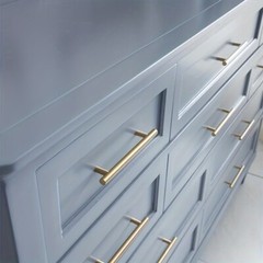 Set of 12 Gold T – Shaped Furniture Hardware Handles