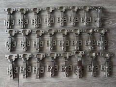 Lot of 24 Concealed Cabinet Door Hinges Soft Close European Style 12 Sets New