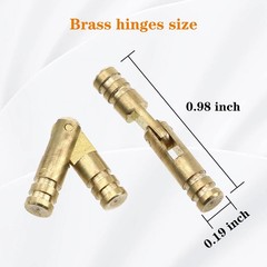 50Pcs Invisible Brass Barrel Hinges, Brass Concealed Hinge, Small Barrel Hing…