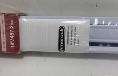 Amerock C17002NB-18-WS White Self-Closing Drawer Slide-18-Inch PK OF 3