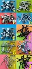 CROSS DOWELS (4 SIZES TO CHOOSE FROM)… PURCHASE IN MULTIPLES OF (5) UNITS!