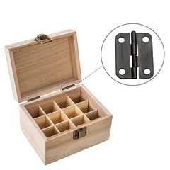 Auvotuis 48Pcs 1 Inch Length Black Metal Butt Hinges, Flat Small Door Hinge F…