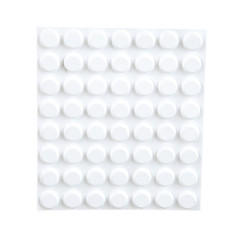 3M Bumpon Self-Adhesive Protectors: 1/2 in. width x 0.14 in. thick *56-pack