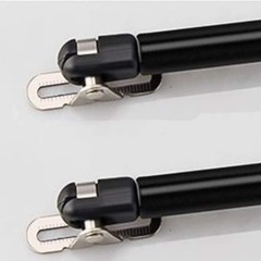 2 Pack Extended 10 Inch Gas Prop Force 50N/11LB Gas Struts – Black Gas Springs/W
