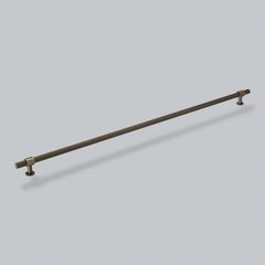 31.5″ Belgravia Knurled Kitchen Cabinet Pull Handle In Dark Brushed Brass
