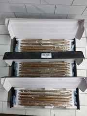 18pk Art & Design Cabinet handles 13″ Pull Bar Champagne Bronze, Open Box