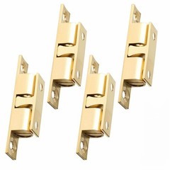 4 PCS 60mm Solid Brass Adjustable Double Roller Ball Tension Catch Latch