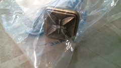 Amerock BP27009-R2 Sundara Square Knob, Weathered Brass, FREE SHIPPING
