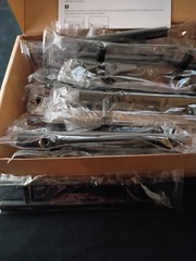 Home Expert 20 Pack 6 inch Cabinet Handles 3-3/4 Inch Hole Centers, Black