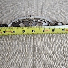 Vtg Distressed French Provincial Drawer Pulls White Shabby Chic 5 1/4″ C to C