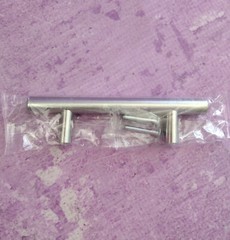 Stainless Steel Brushed Nickel Handles T Bar Kitchen Cabinet Pulls LOT OF 4 NEW