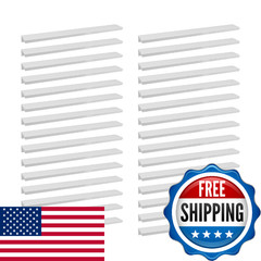 LC LICTOP 11.8 Inch Silver Finger Pulls for Cabinet 30Pcs, 8.82 Inch Hole Spacin