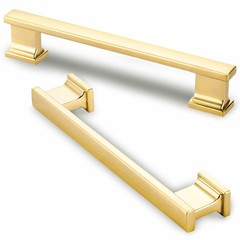 10 PCS 6 Inch Length 5 Inch 128mm Hole Center Antique Brass Cabinet Handles
