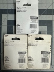 3-pack 4/PC lot National Hardware N190-843 Brass Corner Brace 2-1/2″ x 5/8″