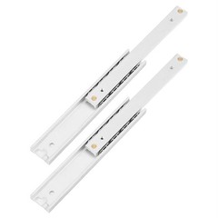 NEW 2pcs/ Set Mini Aluminum Alloy Durable Smooth Slideway For Drawer