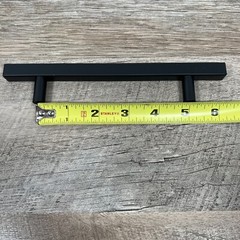 Goldenwarm 8 Pack Black Cabinet Pulls 5” Matte Black Dresser Hanldes Kitchen