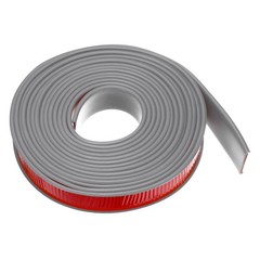 Edge Banding 32mm x 6M Flexible TPE Self Adhesive U-Shape Veneer Tape Gray
