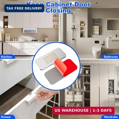 5 Pack Magnetic Cabinet Door Catch, Ultra Thin Cabinet Door Magnets, Adhesive Dr