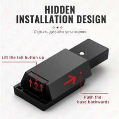 Magnetic Door Catches Latch Heavy Duty Push to Open Cabinet Hidden Door Handle
