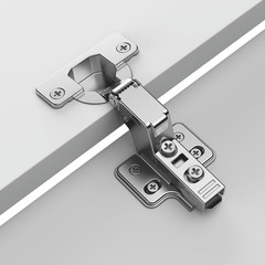 2-Pack Frameless Inset Soft Close Cabinet Hinges, Clip-On Self-Closing European