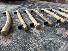 Beautiful Raw Wood/Driftwood Kitchen Handles Or Drawer Pulls (22 Total) 10”