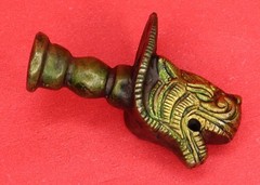 Lion Shape Antique Style Handmade Brass Drawer Window Wardrobe Door Pull Knob