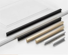 10 Pack Kitchen Cabinet &Dresser Drawers – L-Shaped Cross Sections 8.66”,Black