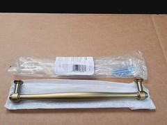 Amerock Enlivity 8-13/16 Inch Center Cabinet Pull BP37726BBZ Gold Champagne
