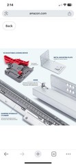 RIGHT 12” Undermount Drawer Slide, Self Soft Close Full Extension Draw