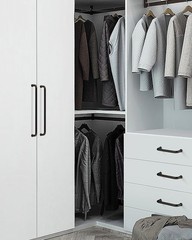 5 PCS 163/8 Inch Matte Black Extra Long Cabinet Door Pulls Bathroom Vanity